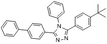 CAS:150405-69-9_3-(联苯-4-基)-5-(4-叔丁基苯基)-4-苯基-4H-1,2,4-三唑的分子结构