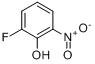 CAS:1526-17-6_2-氟-6-硝基苯酚的分子结构