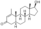 CAS:153-00-4_美替诺龙的分子结构
