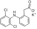 CAS:15307-81-0_双氯芬酸钾的分子结构