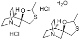 CAS:153504-70-2_盐酸西维美林的分子结构