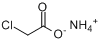 CAS:15455-96-6_氯乙酸铵的分子结构