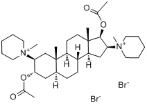 CAS:15500-66-0_泮库溴铵的分子结构