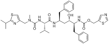 CAS:155213-67-5_利托那韦的分子结构