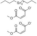 CAS:15546-11-9_双(顺丁烯二酸一甲酯)二丁基亚锡盐的分子结构