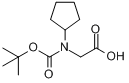 CAS:156881-63-9_Boc-D-环戊基甘氨酸的分子结构