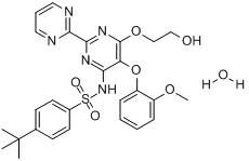 CAS:157212-55-0_波生坦(水合物)的分子结构