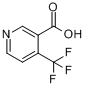 CAS:158063-66-2_4-三氟甲基烟酸的分子结构