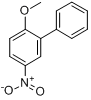 CAS:15854-75-8_2-苯基-4-硝基苯甲醚的分子结构