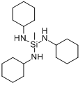 CAS:15901-40-3_甲基三(环己氨基)硅烷的分子结构