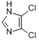 CAS:15965-30-7_4,5-二氯咪唑的分子结构