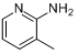 CAS:1603-40-3_2-氨基-3-甲基吡啶的分子结构