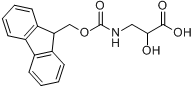 CAS:161125-36-6_3-(Fmoc-amino)-2-hydroxypropanoicacidķӽṹ