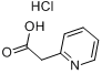 CAS:16179-97-8_2-吡啶乙酸盐酸盐的分子结构
