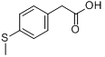 CAS:16188-55-9_4-甲硫基苯乙酸的分子结构