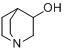 CAS:1619-34-7_奎宁环-3-醇的分子结构