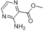 CAS:16298-03-6_3-氨基吡嗪-2-羧酸甲酯的分子结构