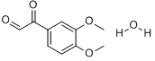 CAS:163428-90-8_3,4-二甲氧基苯基乙二醛水合物的分子结构