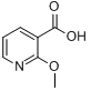 CAS:16498-81-0_2-甲氧基烟酸的分子结构