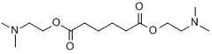 CAS:16545-00-9_己二酸双(2-二乙氨基)乙酯的分子结构