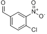 CAS:16588-34-4_4-氯-3-硝基苯甲醛的分子结构