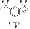CAS:166328-09-2_3,5-二(三氟甲基)苯基三氟硼酸钾的分子结构