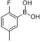 CAS:166328-16-1_2-氟-5-甲基苯硼酸的分子结构