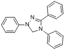 CAS:166773-08-6_1,3,4-三苯基-4,5-二氢-1H-1,2,4-三氮唑-5-亚基的分子结构