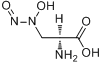 CAS:16931-22-9_(2S)-2-氨基-3-(N-羟基-N-亚硝基氨基)丙酸的分子结构