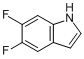 CAS:169674-01-5_5,6-二氟吲哚的分子结构