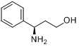 CAS:170564-98-4_(R)-3-氨基-3-苯基丙醇的分子结构