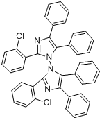 CAS:1707-68-2_2,2'-二(2-氯苯基)-4,4',5,5'-四苯基-1,2'-二咪唑的分子结构