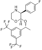 CAS:170729-79-0_[2R-[2aR*),3a]-2-[1-[3,5-双(三氟甲基)苯基]乙氧基]-3-(4-氟苯基)吗啉的分子结构