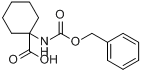 CAS:17191-43-4_1-(CBZ-氨基)环己甲酸的分子结构