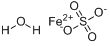 CAS:17375-41-6_一水硫酸亚铁的分子结构