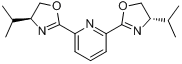 CAS:173829-03-3_(+)-2,6-双[(4S)-4-(异丙基)-2-恶唑啉-2-基]吡啶的分子结构