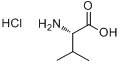 CAS:17498-50-9_L-缬氨酸盐酸盐的分子结构