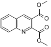 CAS:17507-03-8_2,3-喹啉二甲酸二甲酯的分子结构