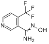 CAS:175204-85-0_4-三氟甲基吡啶-3-甲酰胺肟的分子结构