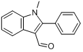 CAS:1757-72-8_1-甲基-2-苯基吲哚-3-甲醛的分子结构
