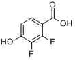 CAS:175968-39-5_2,3-二氟-4-羟基苯甲酸的分子结构