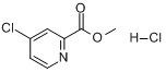 CAS:176977-85-8_4-氯-2-吡啶甲酸甲酯盐酸盐的分子结构