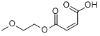 CAS:17831-64-0_2-甲氧乙基氢顺丁烯酸酯的分子结构