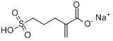 CAS:1804-87-1_甲基丙烯酸2-乙磺酸酯钠盐的分子结构