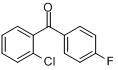 CAS:1806-23-1_2-氯-4'-氟二苯甲酮的分子结构