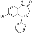 CAS:1812-30-2_溴西泮的分子结构