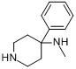 CAS:182621-56-3_N-甲基-4-苯基-4-哌啶胺的分子结构
