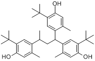 CAS:1843-03-4_1,1,3-三(2-甲基-4-羟基-5-叔丁苯基)丁烷的分子结构