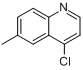 CAS:18436-71-0_4-氯-6-甲基喹啉的分子结构