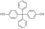 CAS:1844-01-5_4,4'-二苯亚甲基双酚的分子结构